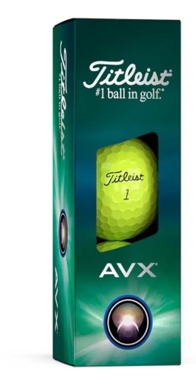 Titleist AVX 2024 pelotas de golf, amarillas