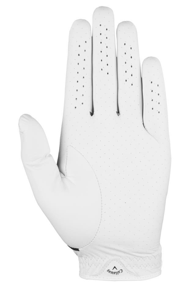 Callaway Fusion guante de golf para hombre, blanco