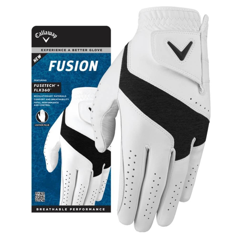 Callaway Fusion guante de golf para hombre, blanco