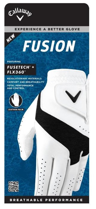 Callaway Fusion guante de golf para hombre, blanco