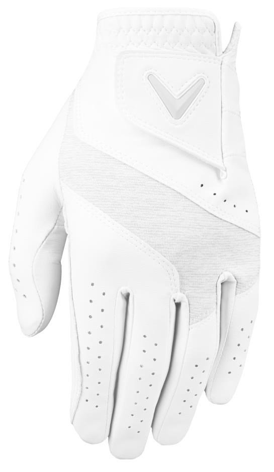 Callaway Fusion guante de golf para mujer, blanco