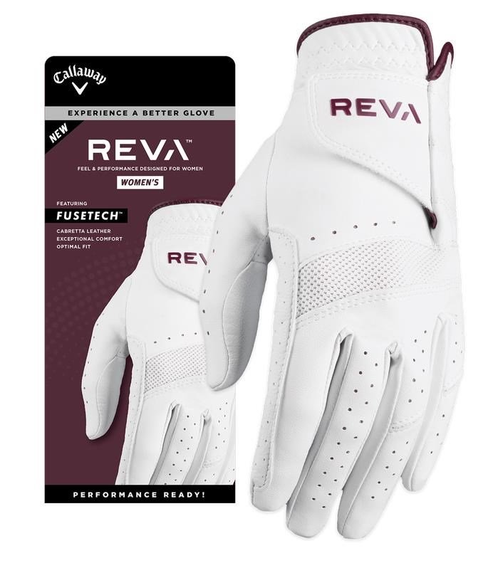Callaway Reva guante de golf para mujer, blanco