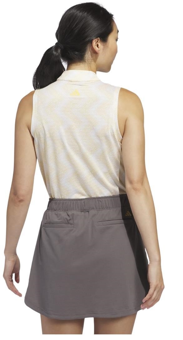 Adidas Ultimate 365 Ottoman Printed Sleeveless polo de mujer, semi spark