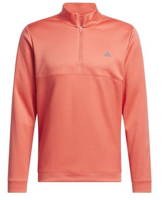 Adidas Ultimate 365 Textured 1/4 Zip sudadera de hombre, preloved scarlet