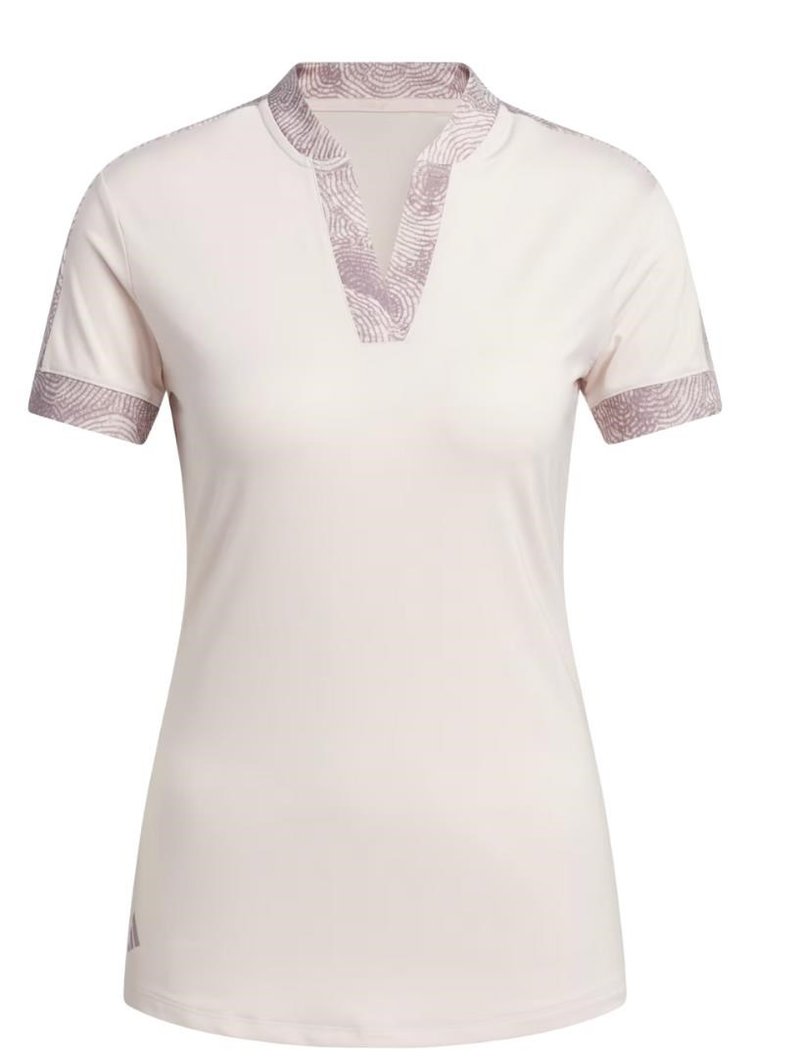 Adidas Ultimate 365 Printed polo de mujer, putty mauve