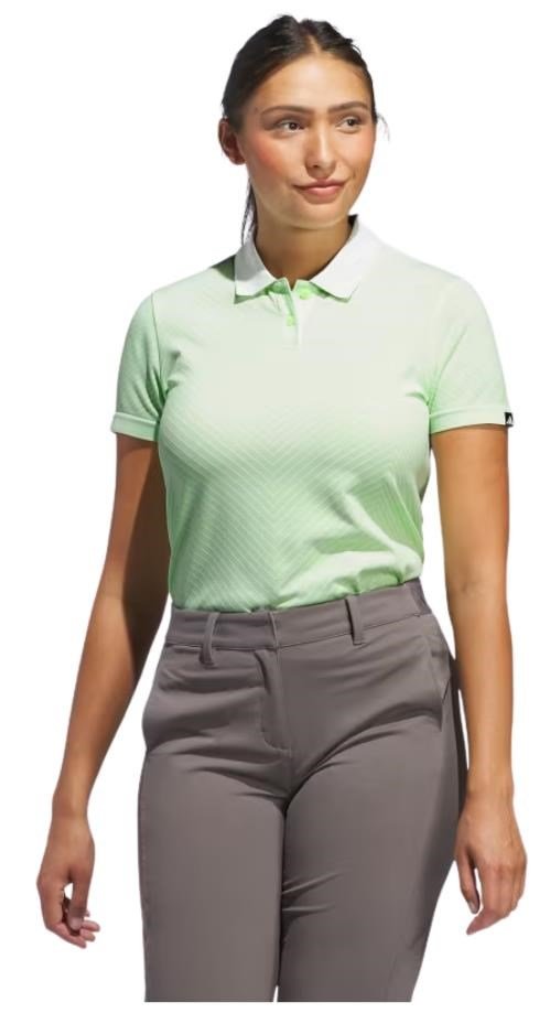 Adidas Ultimate 365 Tour PrimeKnit polo de mujer, crystal jade
