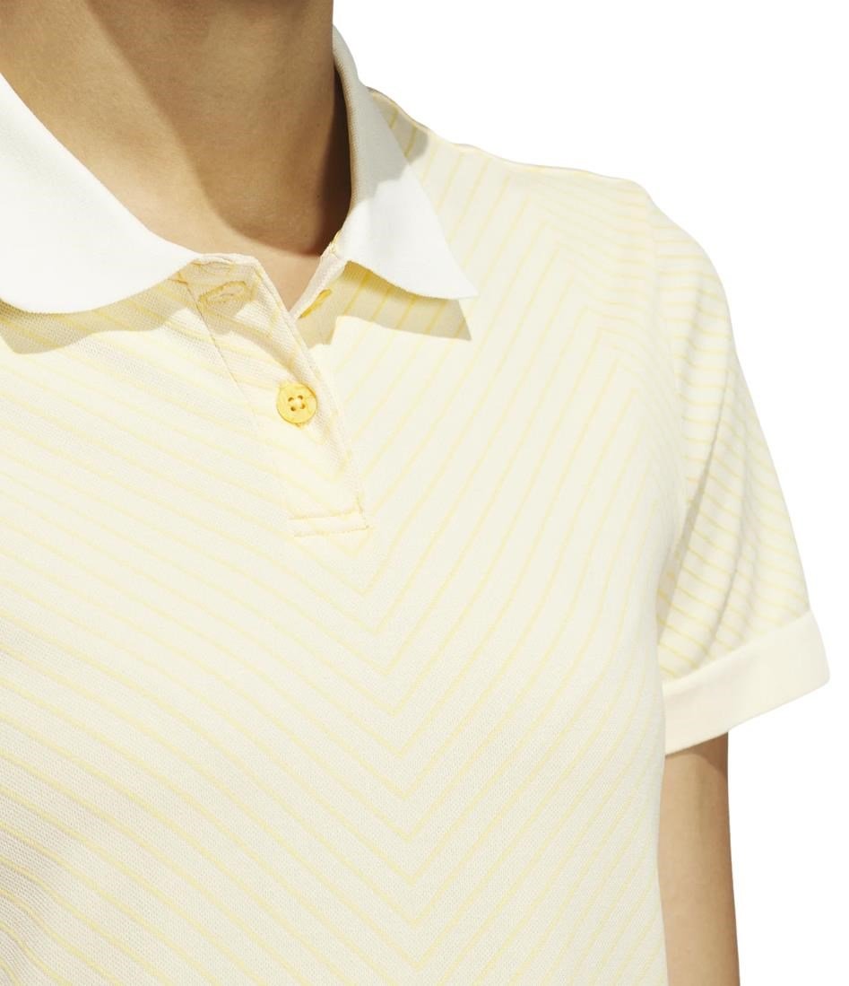 Adidas Ultimate 365 Tour PrimeKnit polo de mujer, ivory