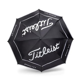 Titleist Tour Double Canopy paraguas 68", negro/blanco