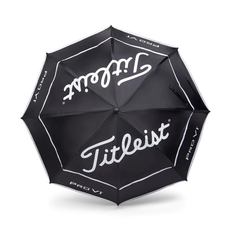 Titleist Tour Double Canopy paraguas 68", negro/blanco