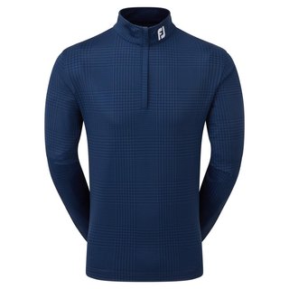 FootJoy Glen Plaid Print Chill-Out sudadera de hombre, navy