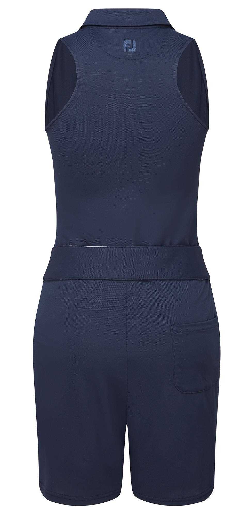 FootJoy Sleeveless polo sin mangas para mujer, azul marino