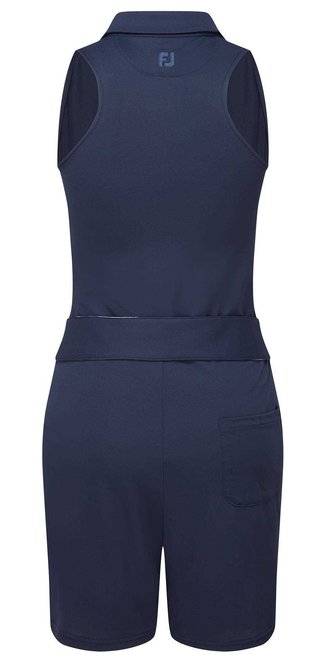FootJoy Sleeveless polo sin mangas para mujer, azul marino