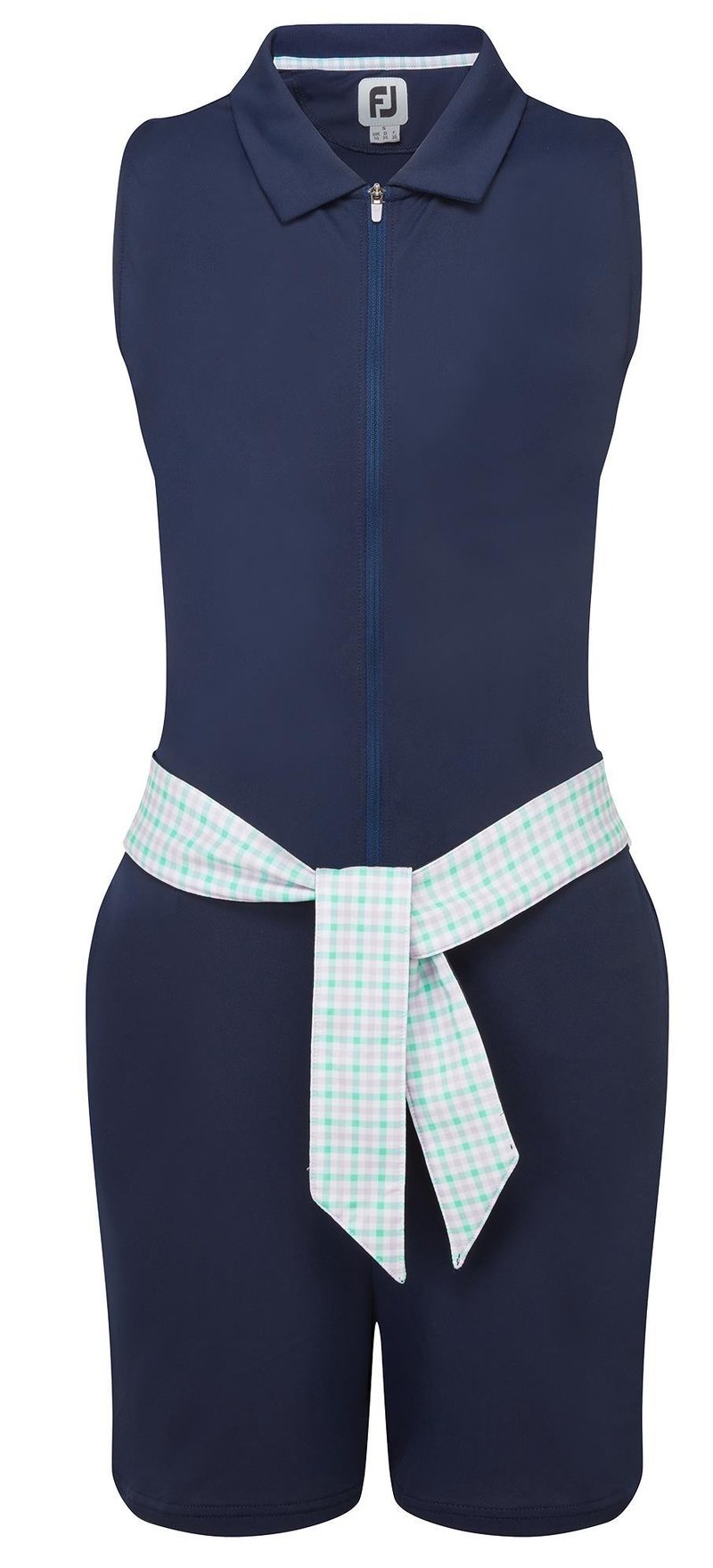 FootJoy Sleeveless polo sin mangas para mujer, azul marino