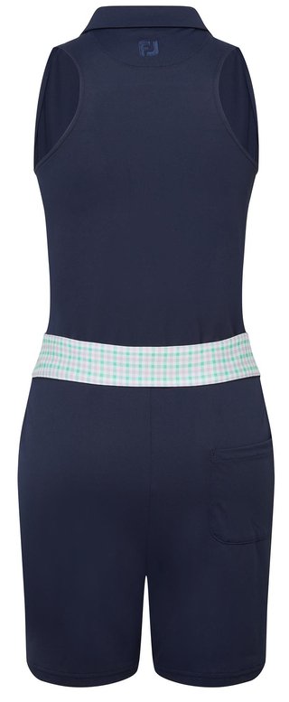 FootJoy Sleeveless polo sin mangas para mujer, azul marino