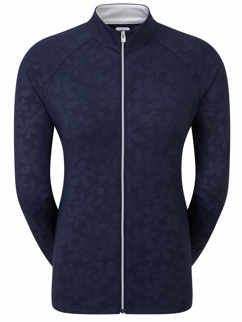 FootJoy Floral Embossed sudadera de mujer, navy