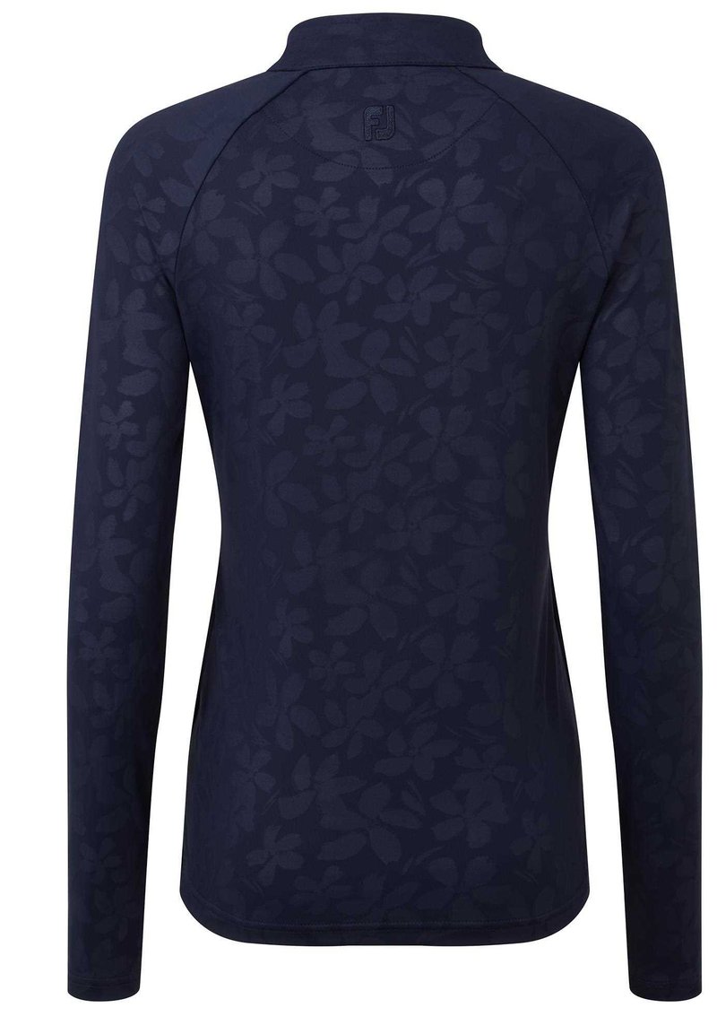 FootJoy Floral Embossed sudadera de mujer, navy