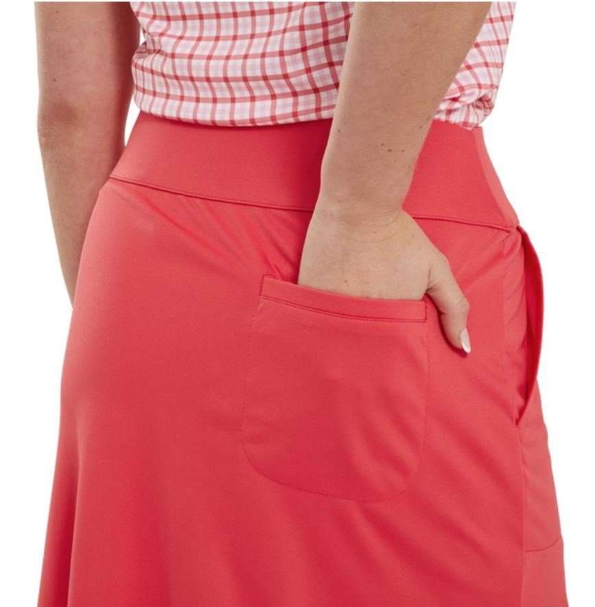 FootJoy golf skort 2024 para mujer, rojo