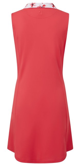 FootJoy Floral Trim vestido de golf 2024, rojo