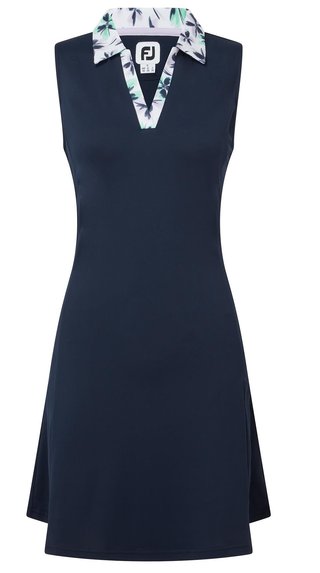 FootJoy Floral Trim vestido de golf 2024, navy