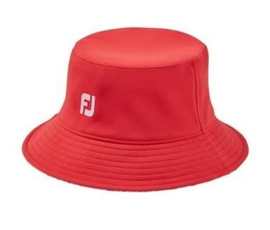 FootJoy Reversible sombrero de cubo reversible para mujer, rojo/gingham