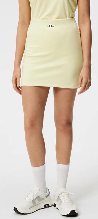 J.Lindeberg Raphaela falda de golf para mujer 2024, amarillo cera
