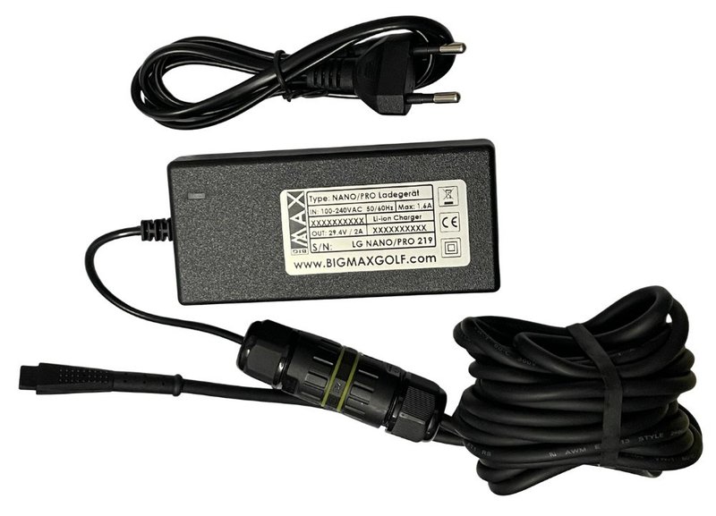 Big Max Stratos/Nano/Pro cargador de batería, negro/azul