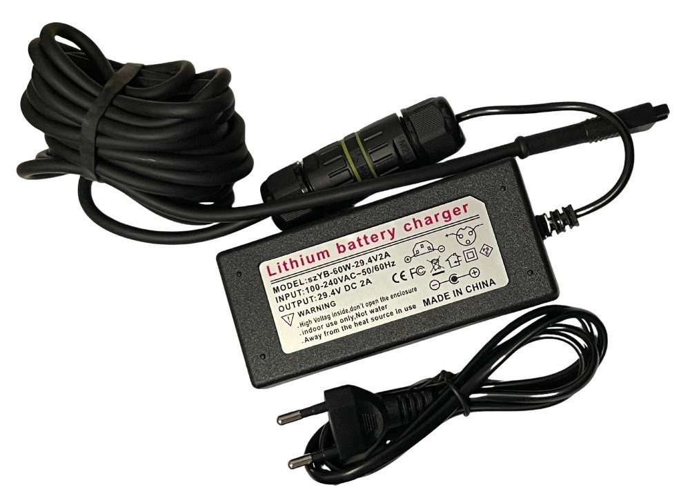 Big Max Stratos/Nano/Pro cargador de batería, negro/azul