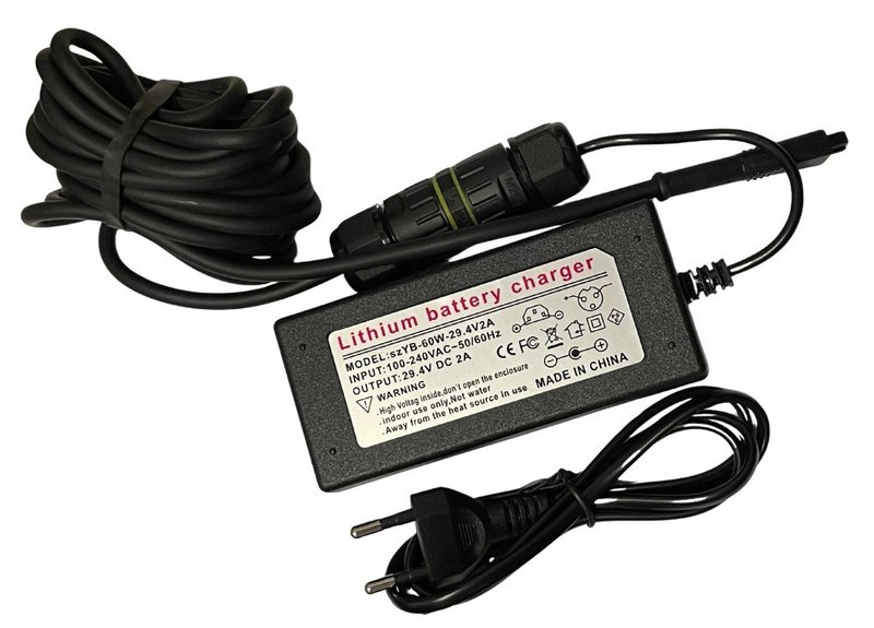 Big Max Stratos/Nano/Pro cargador de batería, negro/azul