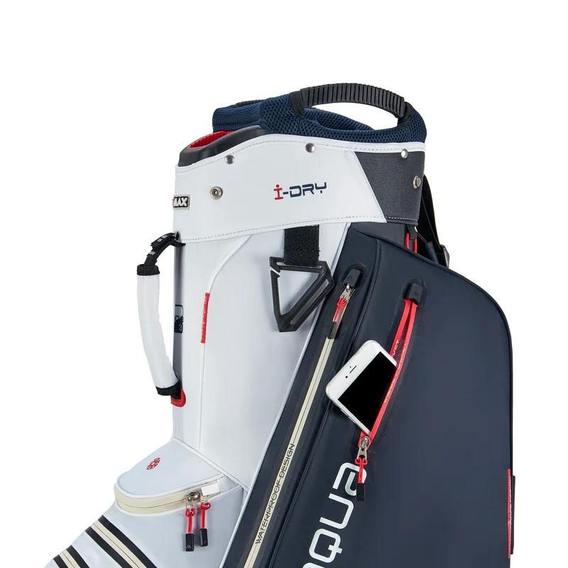 Big Max AQUA Style 4 bolsa de carro, blanco/navy/rojo