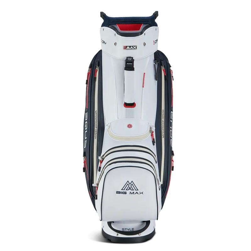 Big Max AQUA Style 4 bolsa de carro, blanco/navy/rojo