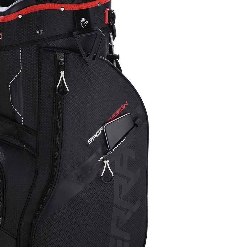 Big Max Terra Sport bolsa de carro, negro/rojo