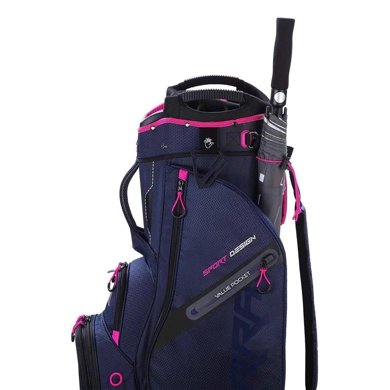 Big Max Terra Sport steel blue/fuchsia bolsa de carro