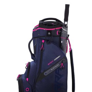 Big Max Terra Sport steel blue/fuchsia bolsa de carro