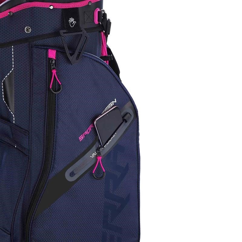 Big Max Terra Sport steel blue/fuchsia bolsa de carro