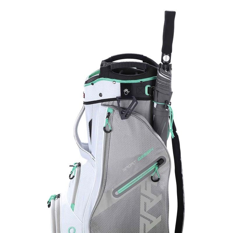 Big Max Terra Sport cart bag, blanco/plata/menta