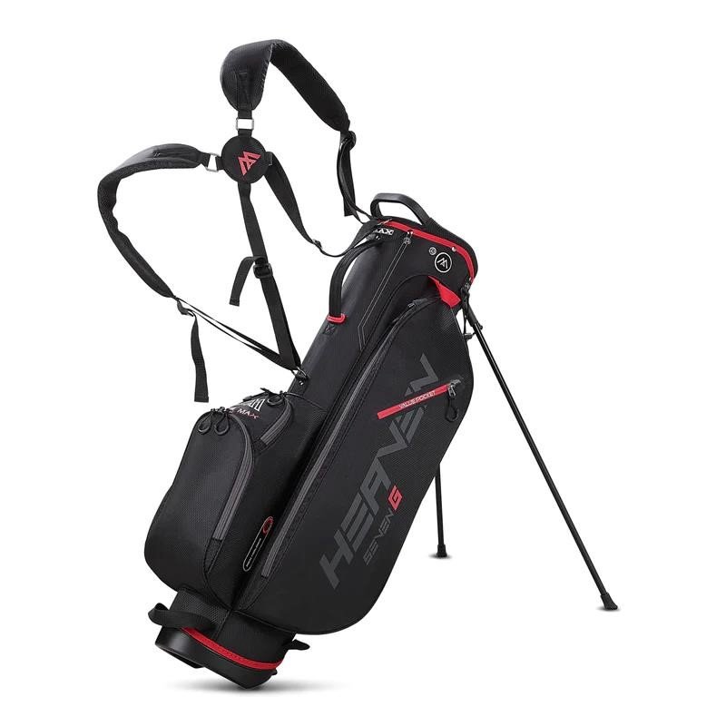 Big Max Big Max Heaven Seven G bolsa de golf de pie, negro/rojo