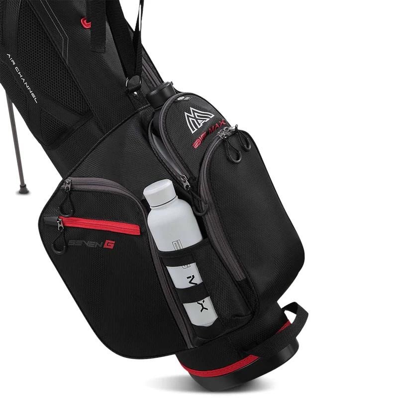 Big Max Big Max Heaven Seven G bolsa de golf de pie, negro/rojo
