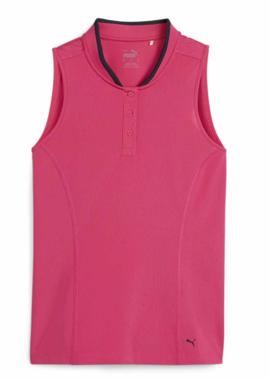 Puma Range Pique Sleeveless polo de mujer, rosa