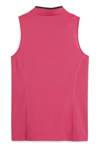 Puma Range Pique Sleeveless polo de mujer, rosa