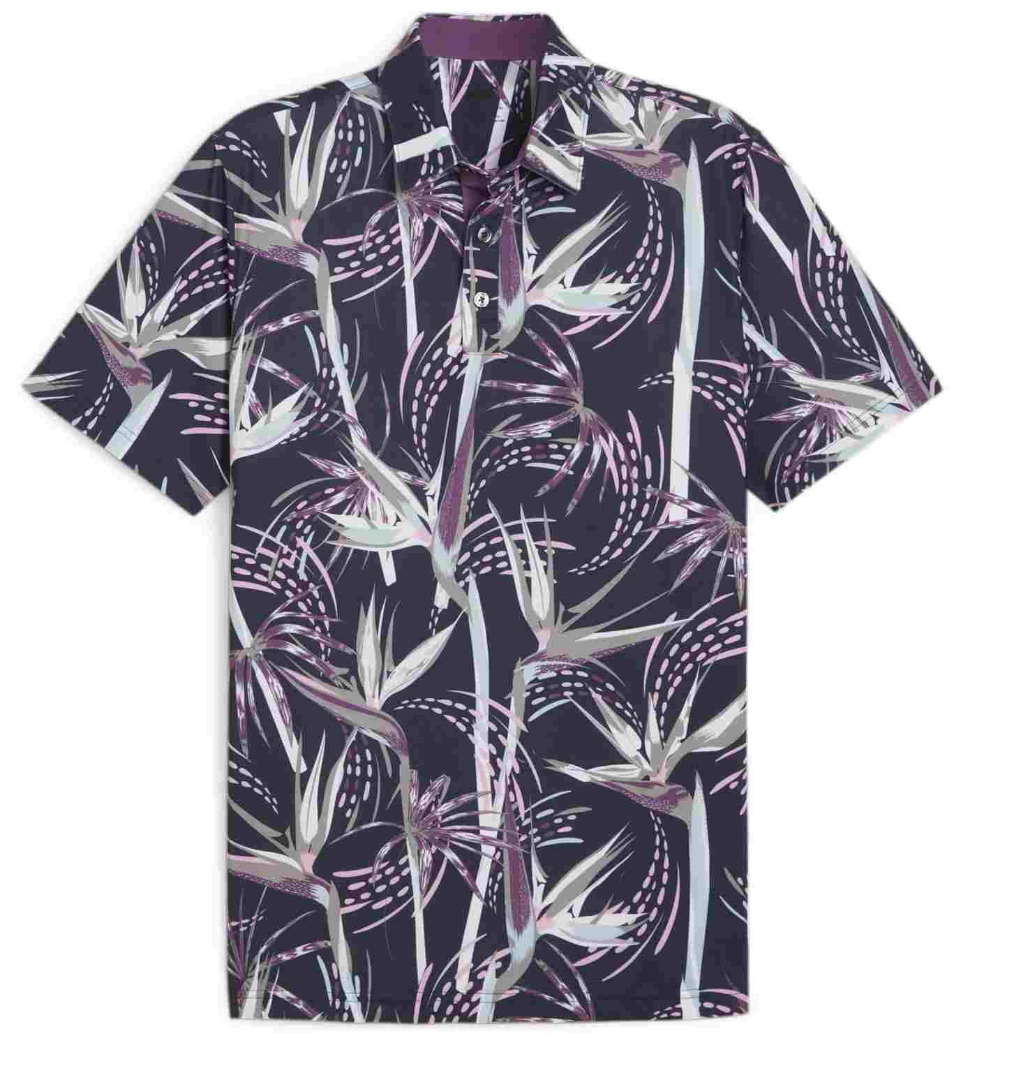 Puma Mattr Birds of Paradise polo de hombre, deep blue