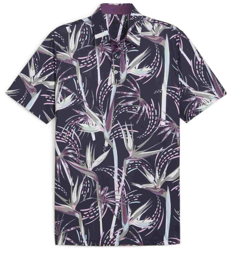 Puma Mattr Birds of Paradise polo de hombre, deep blue