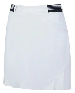 PING Vic falda pantalón de golf para mujer, blanca