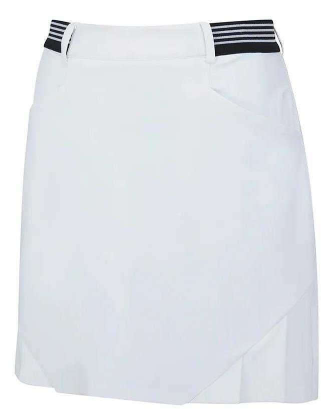PING Vic falda pantalón de golf para mujer, blanca