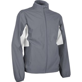 Sun Mountain Monsoon chaqueta impermeable de hombre, cadet/white