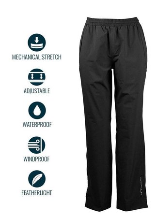 Sun Mountain Monsoon pantalones impermeables de hombre, negro