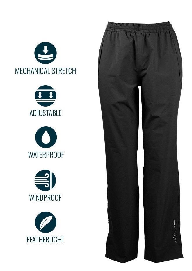 Sun Mountain Monsoon pantalones impermeables de hombre, negro
