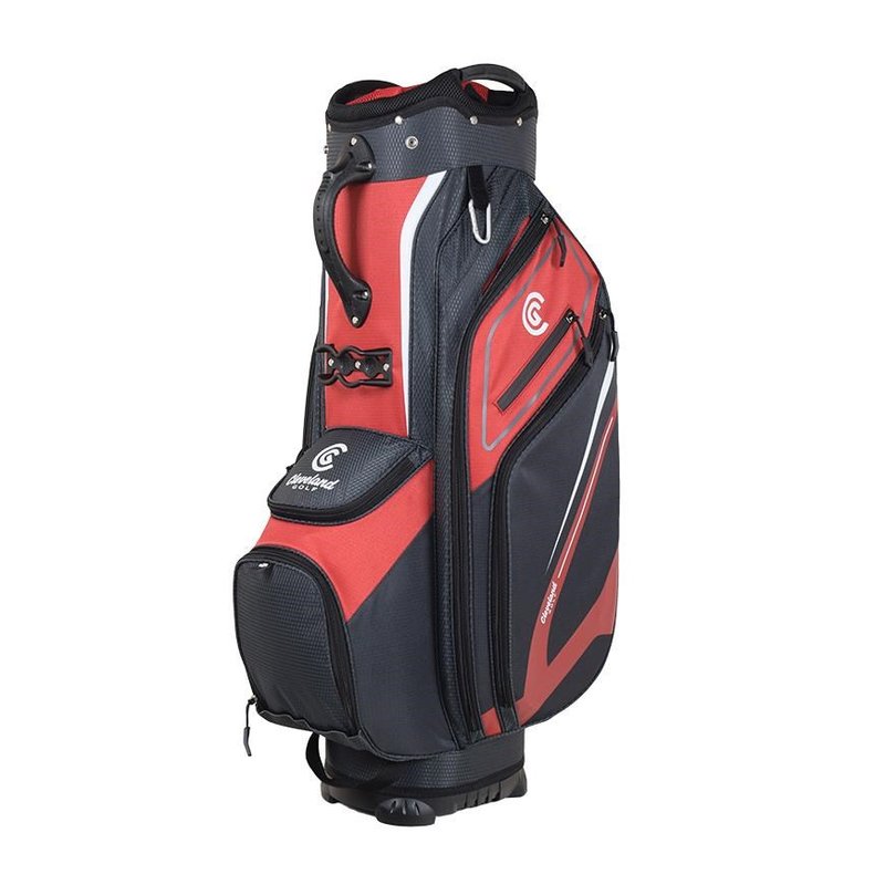 Cleveland Friday 3 cart bag, rojo/carbón