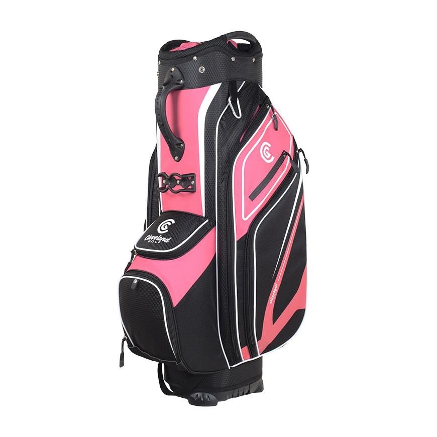 Cleveland Friday 3 cart bag, rosa/negro