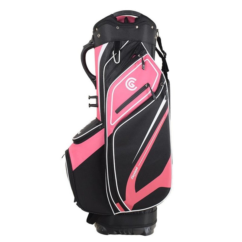 Cleveland Friday 3 cart bag, rosa/negro