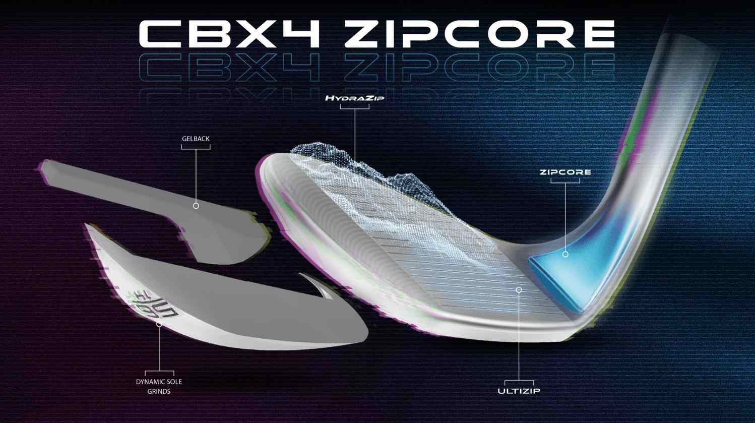 Cleveland CBX 4 Zipcore wedge de damas, grafito